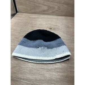 Burton Snowboards Wool Beanie Gray Black White Knit